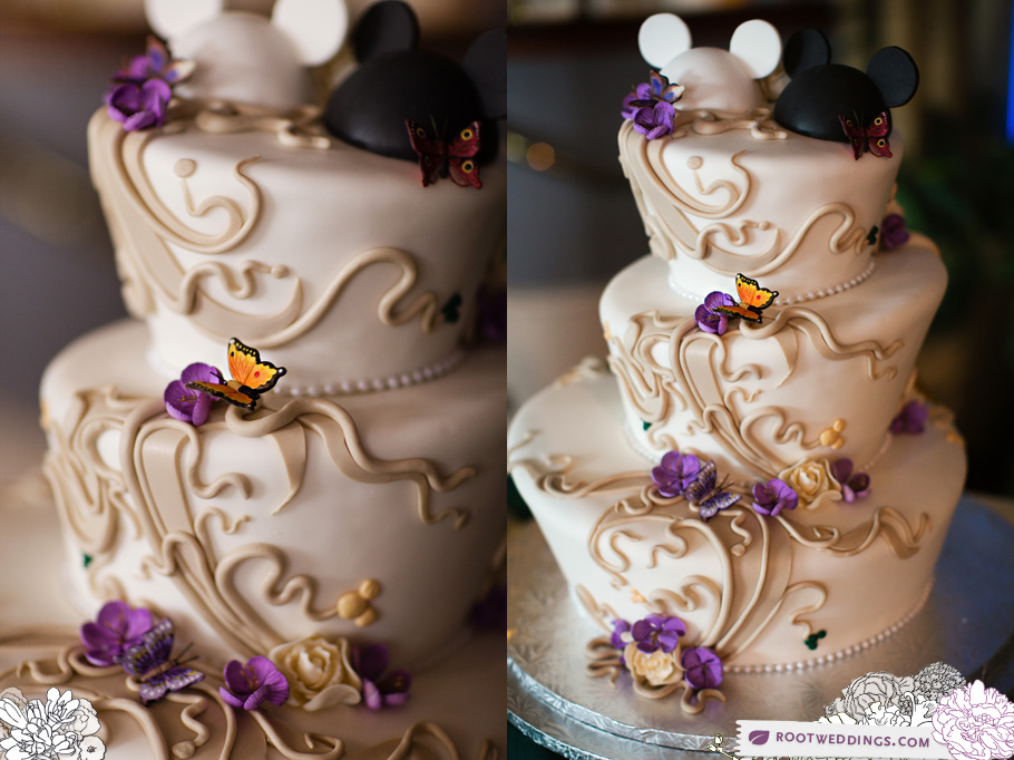 Walt Disney World Wedding Cake