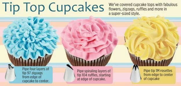 Wilton Cupcake Decorating Tips