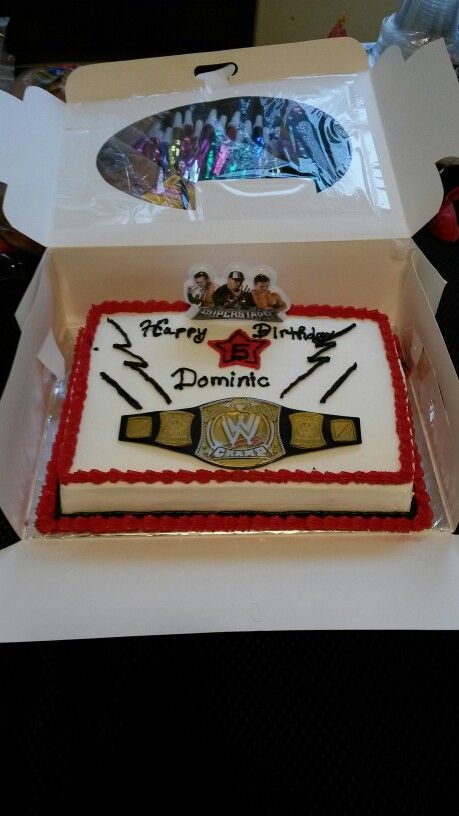 WWE John Cena Birthday Cakes
