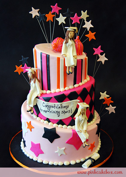 11 Photos of 2 Tier Graduation Cakes Girls 11 Photos of 2 Tier Graduation Cakes Girls