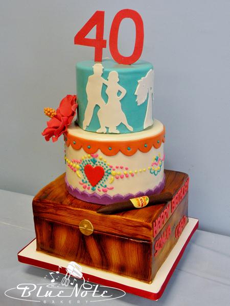 40th Birthday Cigar Box Cake 40th Birthday Cigar Box Cake