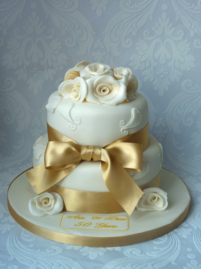 50th Wedding Anniversary Cake Ideas