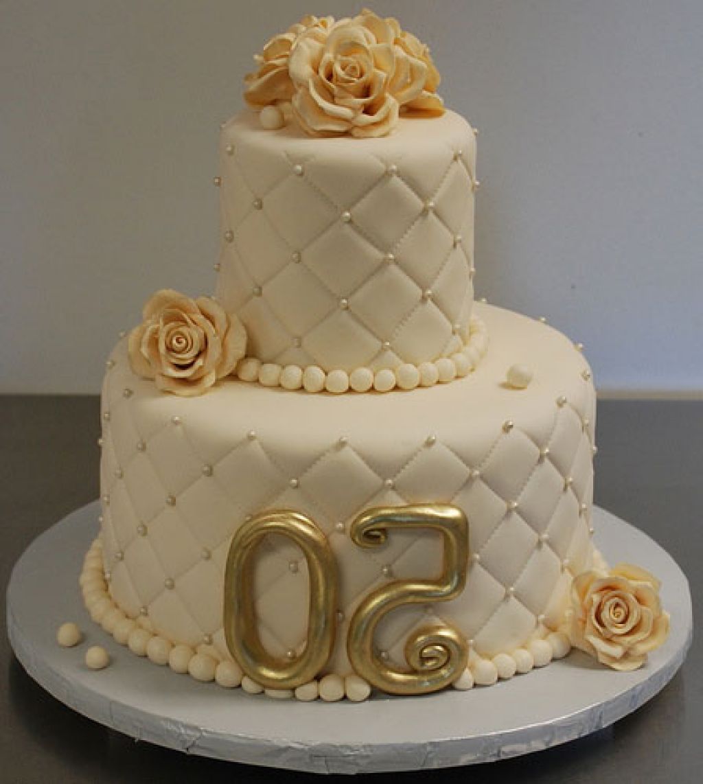 50th Wedding Anniversary Cake