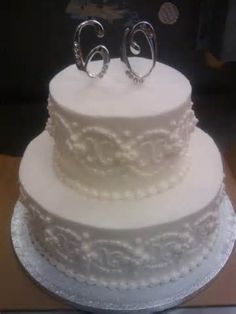 60th Wedding Anniversary Cake