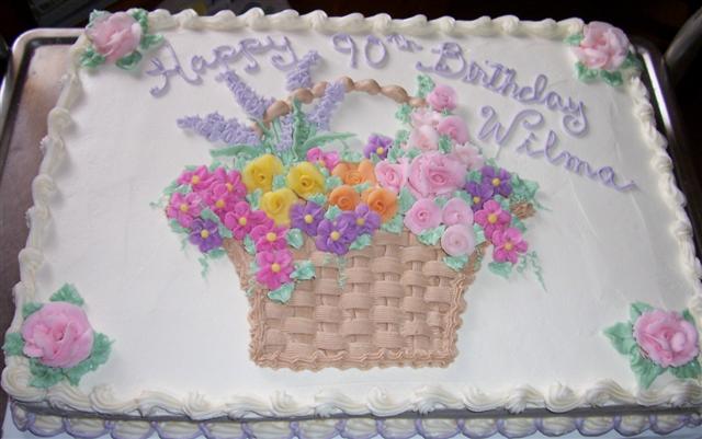 90th Birthday Sheet Cakes