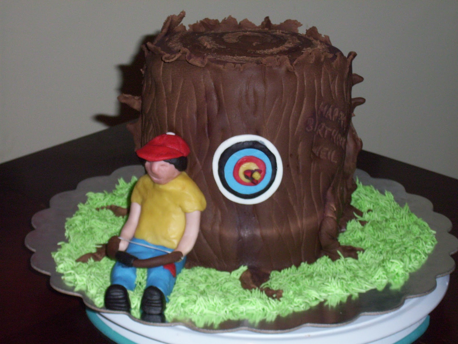 Archery Happy Birthday Cake