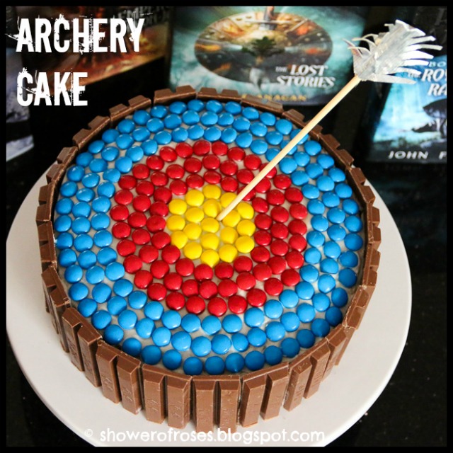 Archery Target Birthday Cake