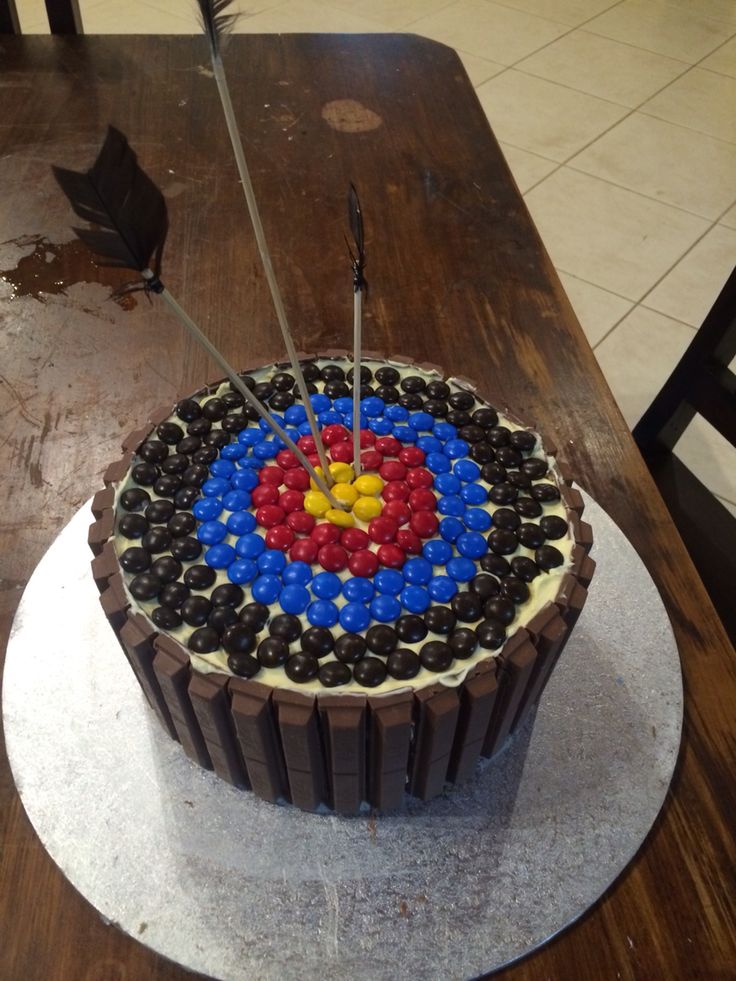 Archery Themed Birthday Cake