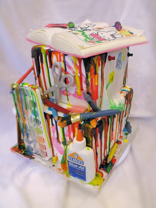 Art Birthday Cake