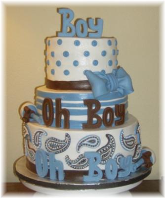 Baby Boy Shower Cake Baby Boy Shower Cake