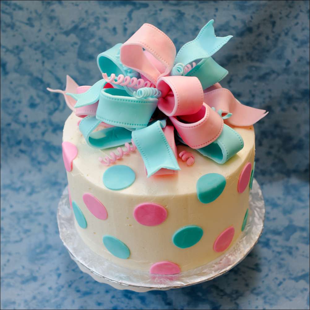 Baby Gender Reveal Cake