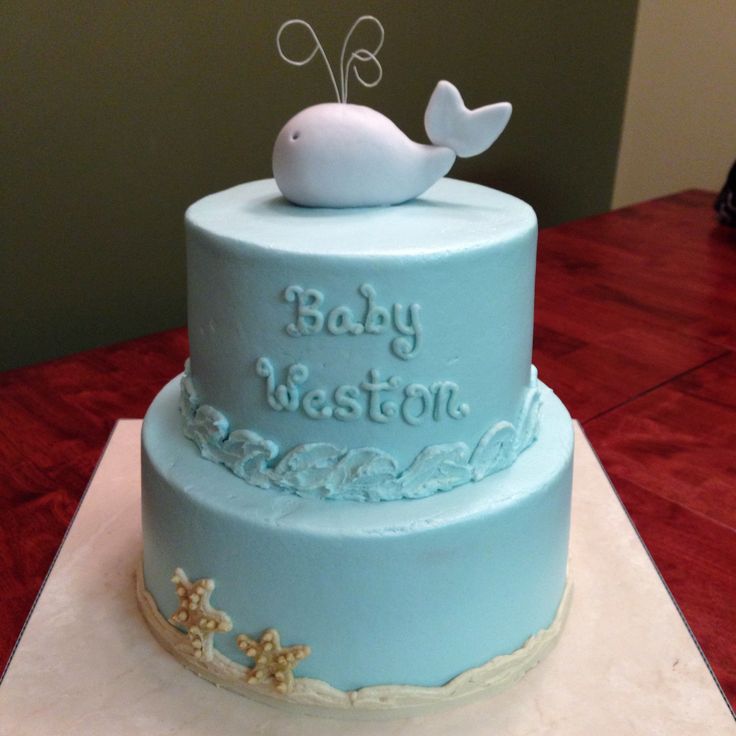 Baby Shower Cake Buttercream