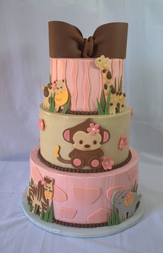 Baby Shower Jungle Cake