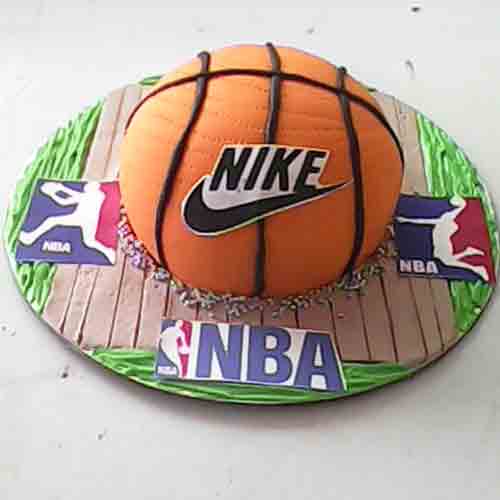 Basketball Fondant Cake