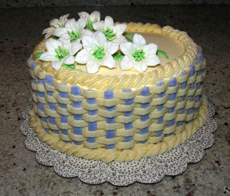 Basketweave Cake Decorating