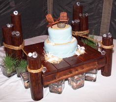 Beach Theme Wedding Cake Stand