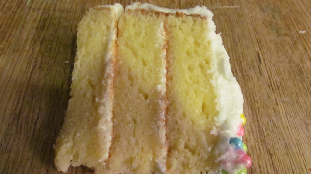 Best White Cake with Buttercream Frosting