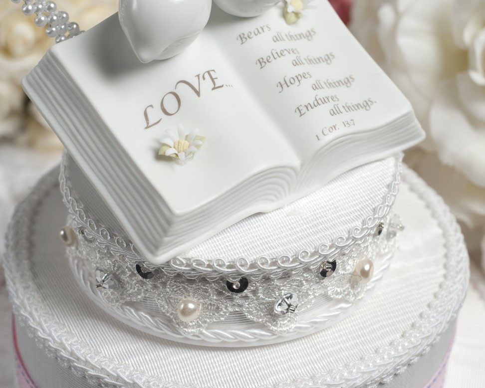 Bible Verse Wedding Cake Toppers