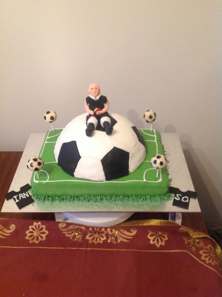 Birthday Cake Referee Football