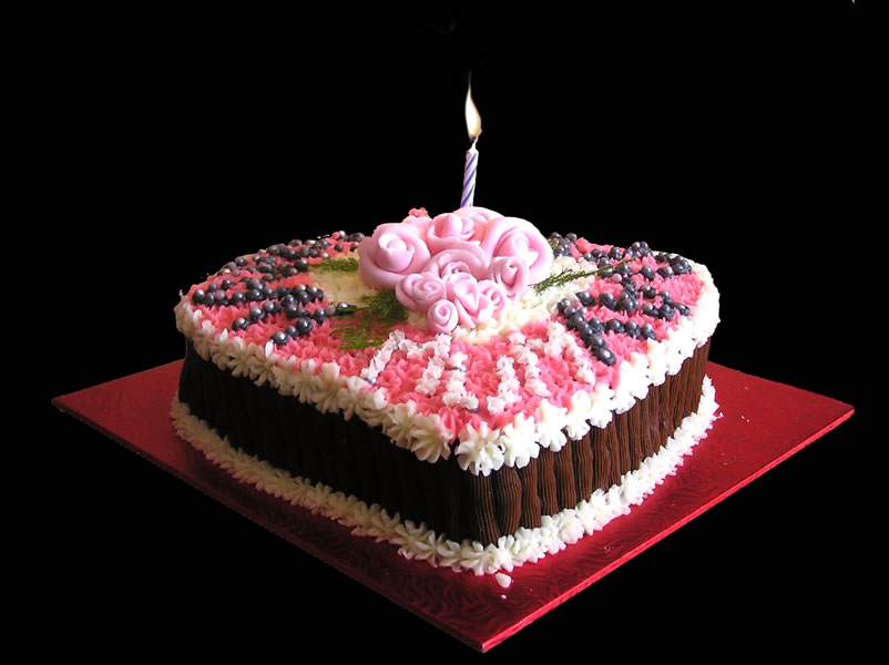 Birthday Cake Shaped Candles