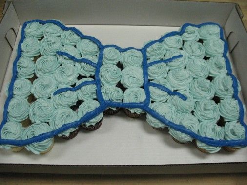 Bow Tie Cake Cupcake
