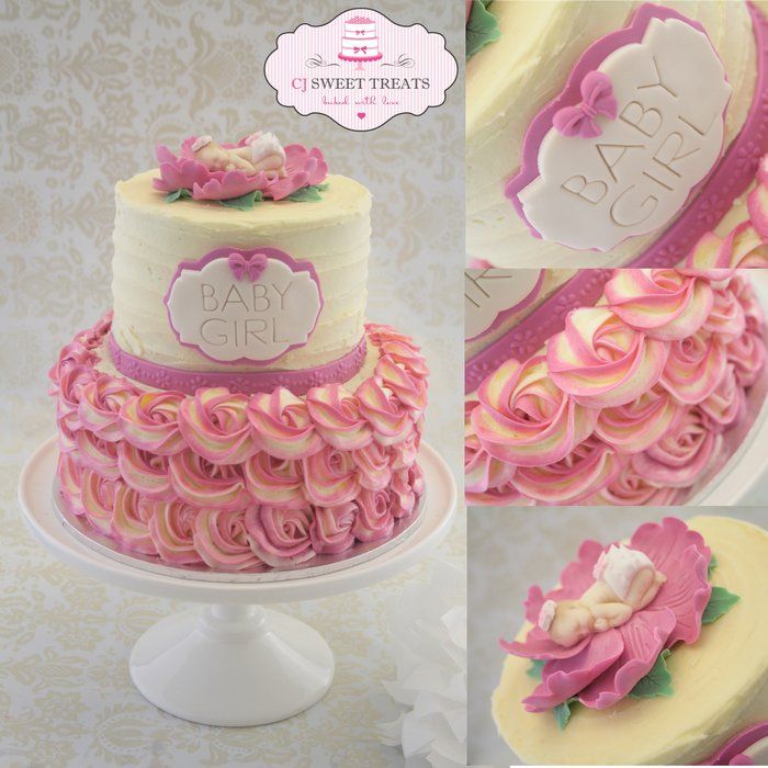 Buttercream Baby Shower Cake Ideas