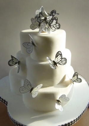Butterfly Wedding Cake Decoration