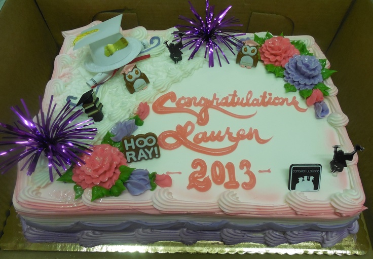 Cake with Graduation Cap