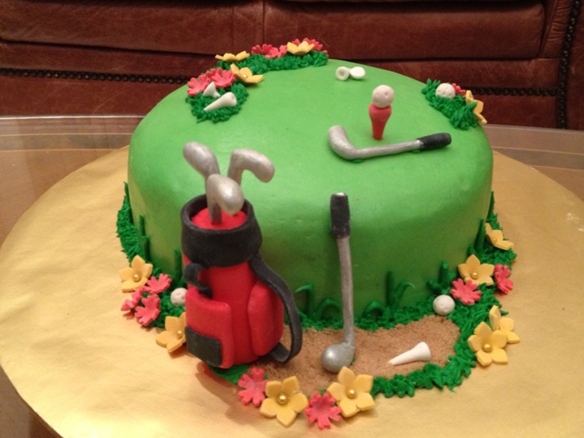 Cakes Decorated with Golf Themes