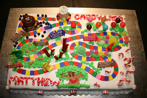 Candyland Birthday Cake Idea