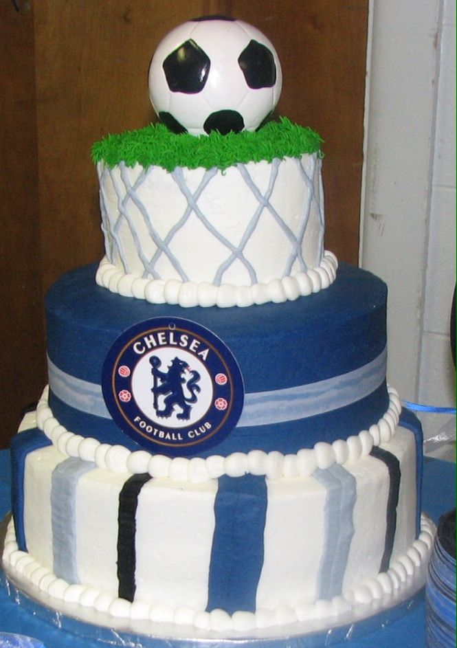 Chelsea FC Wedding Cake