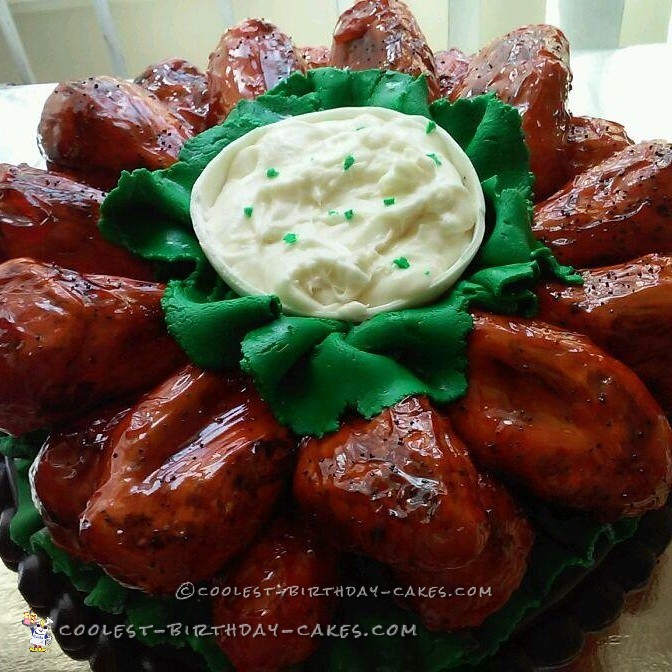 Chicken Wing Birthday Cake