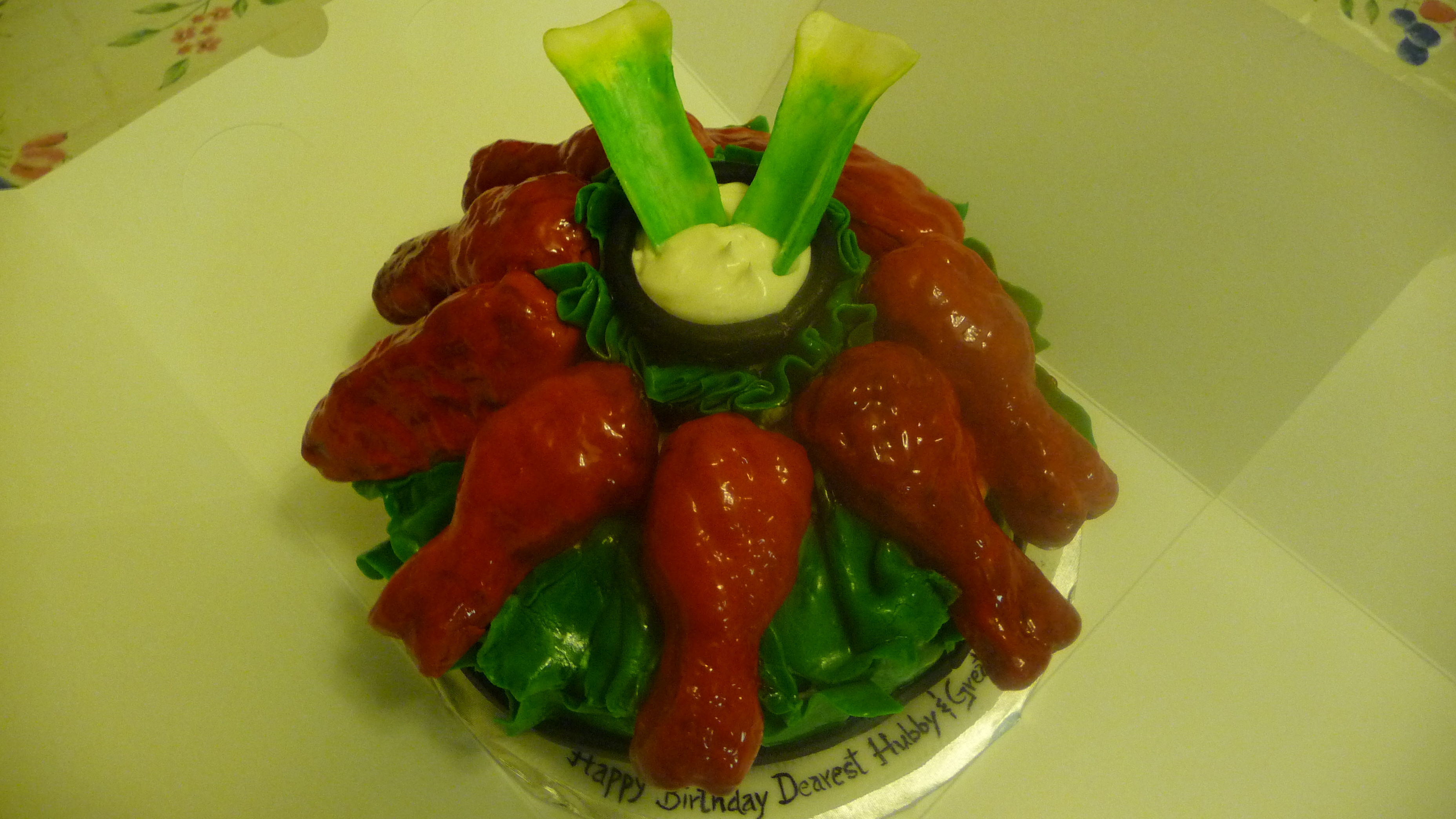 Chicken Wing Birthday Cake