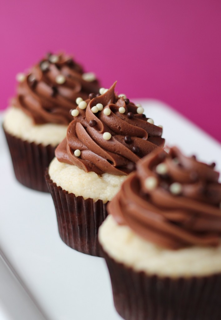 Chocolate and Vanilla Cupcake Recipes