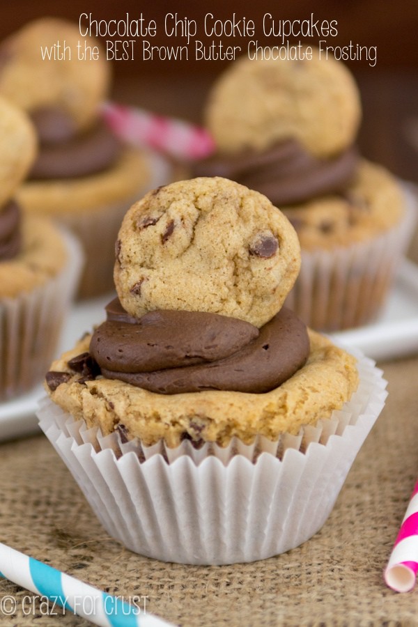 Chocolate Chip Cookie Cupcakes