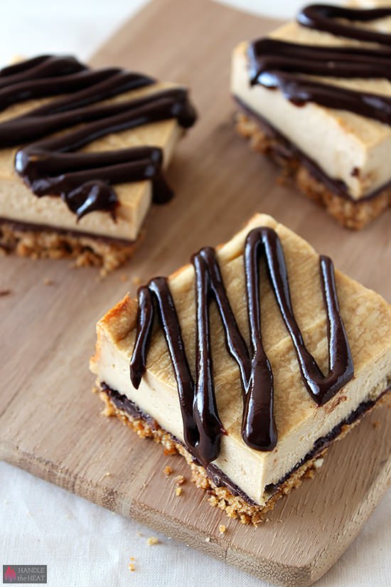 Chocolate Pretzel Peanut Butter Cheesecake Bars