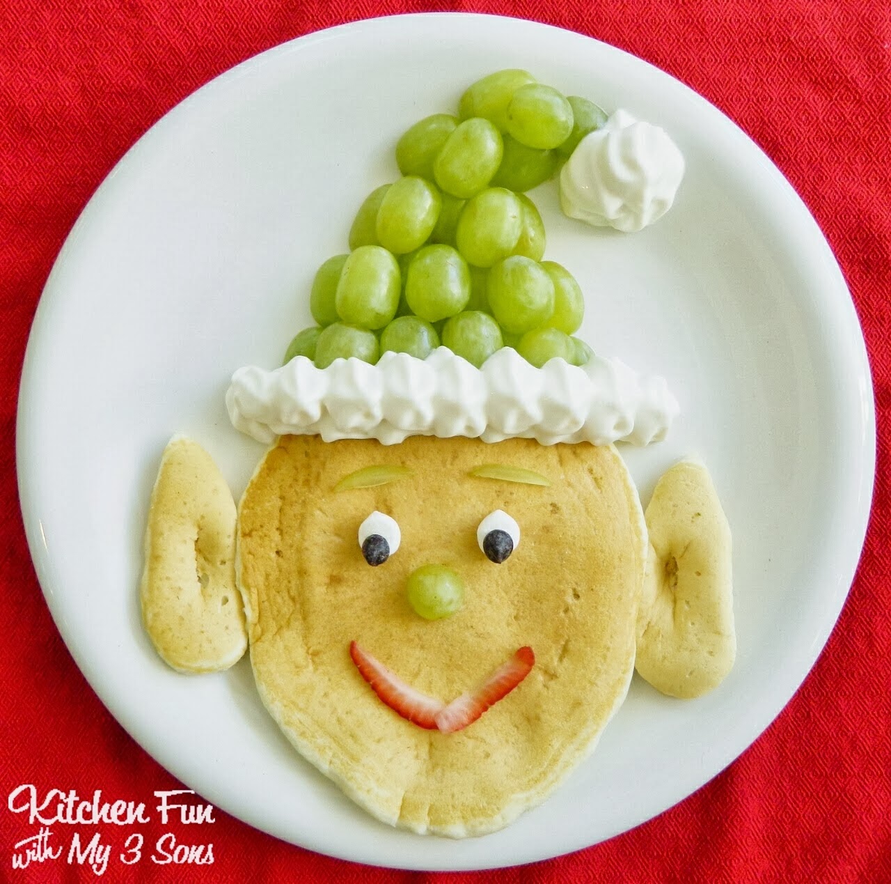 Christmas Elf Pancakes