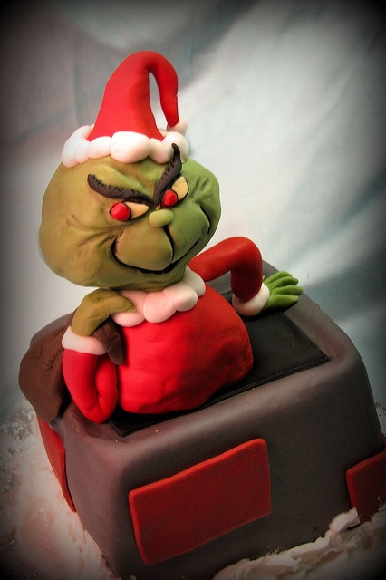 Christmas Grinch Birthday Cake