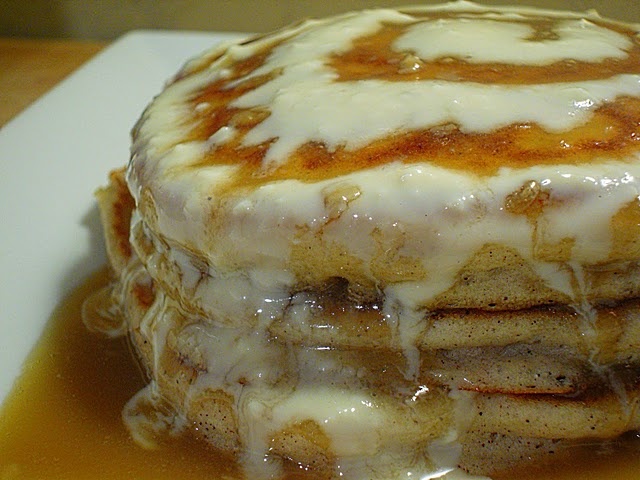 Cinnamon Roll Pancakes