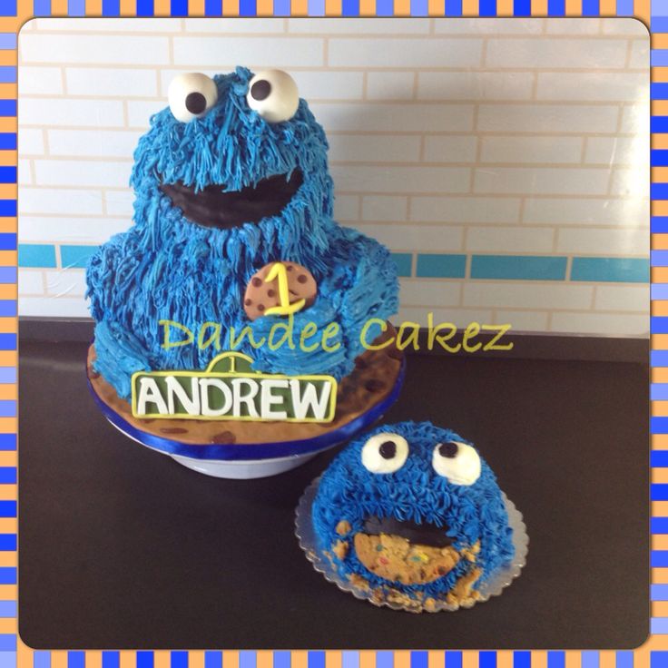 Cookie Monster Cake