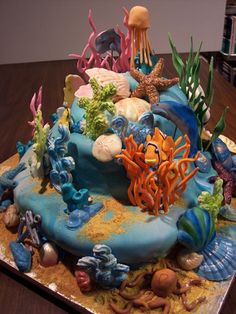 Coral Reef Cake