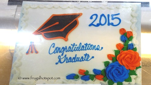 Costco Sheet Cake Graduation 2015