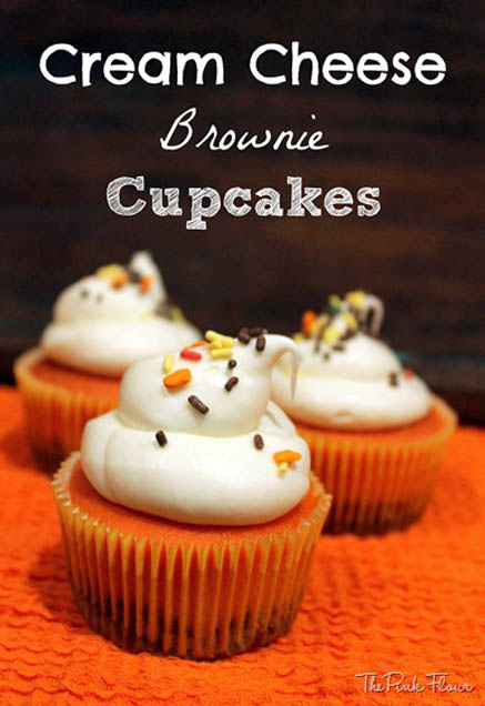 Cream Cheese Brownie Cupcakes