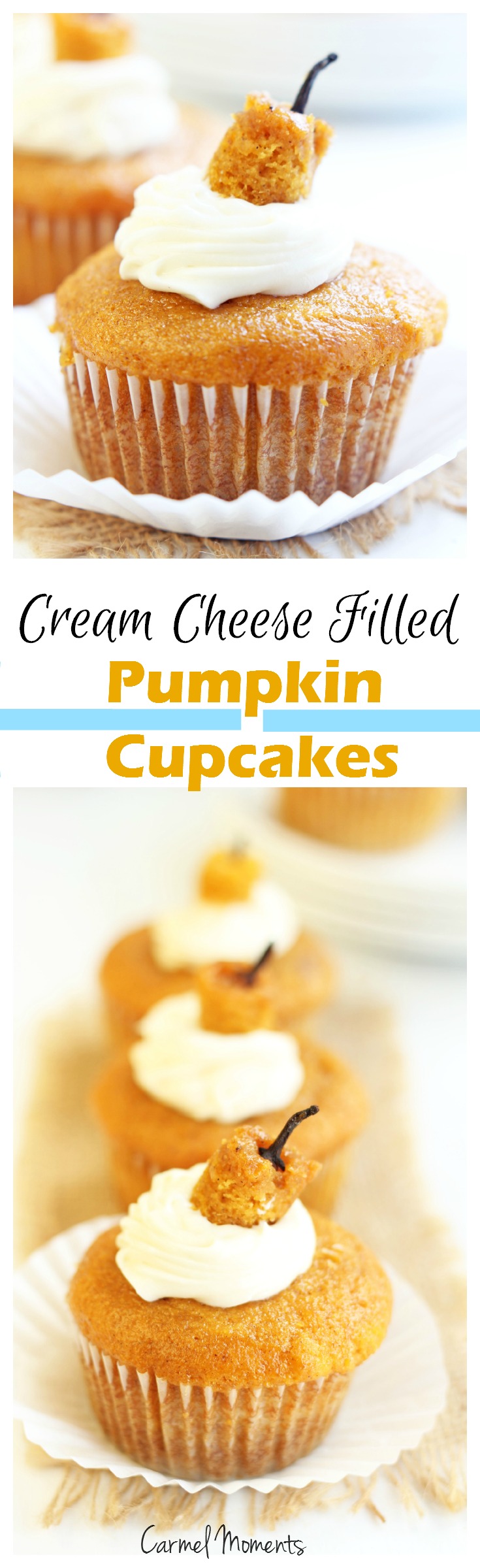 Cream Cheese Filled Cupcakes