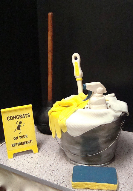 Custodian Retirement Cake