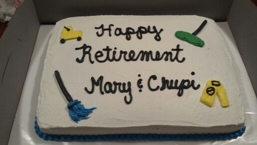 Custodian Retirement Cake