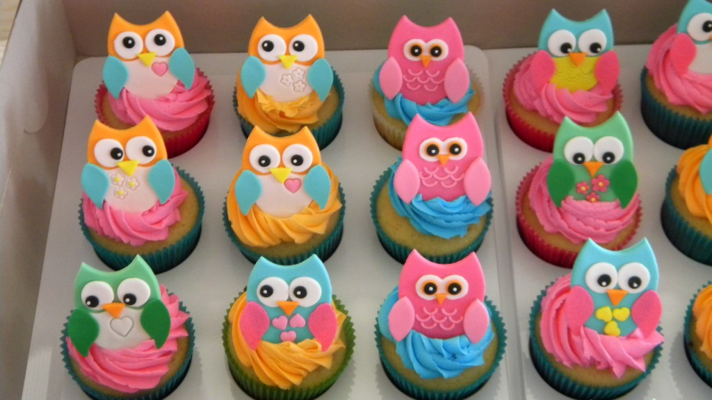 Cute Owl Cupcakes