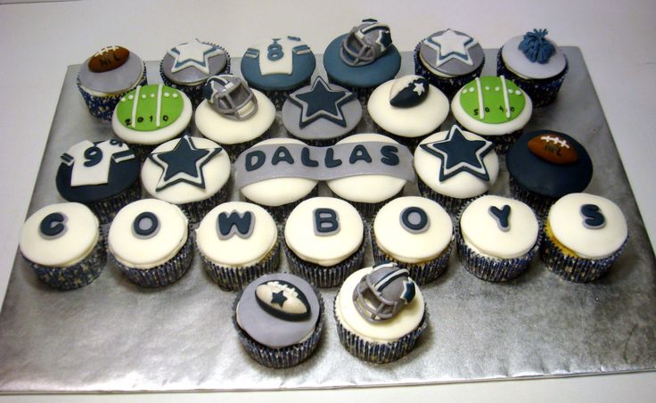 Dallas Cowboys Cupcakes Dallas Cowboys Cupcakes