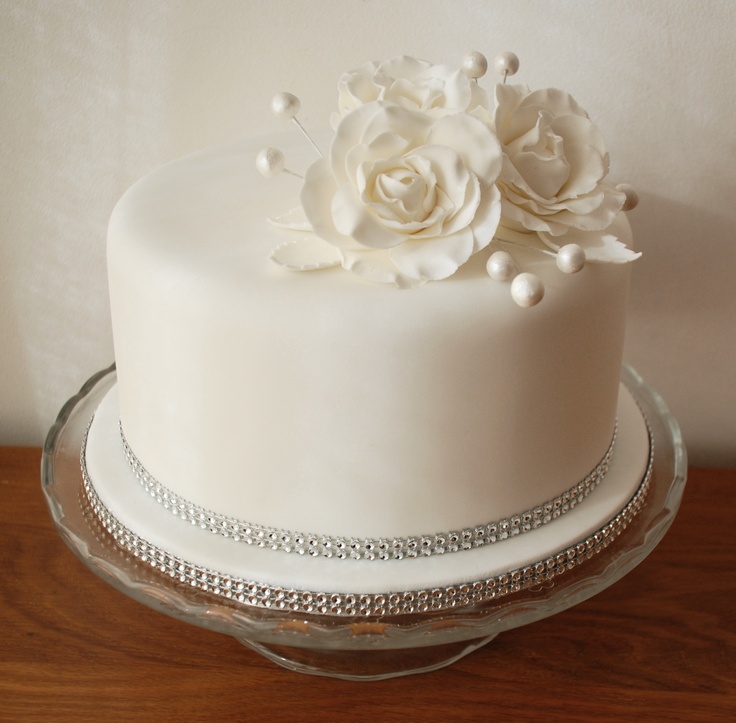 Diamond Anniversary Wedding Cake