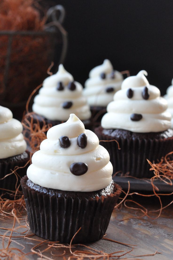 7 Photos of Halloween Ghost Cupcakes 7 Photos of Halloween Ghost Cupcakes